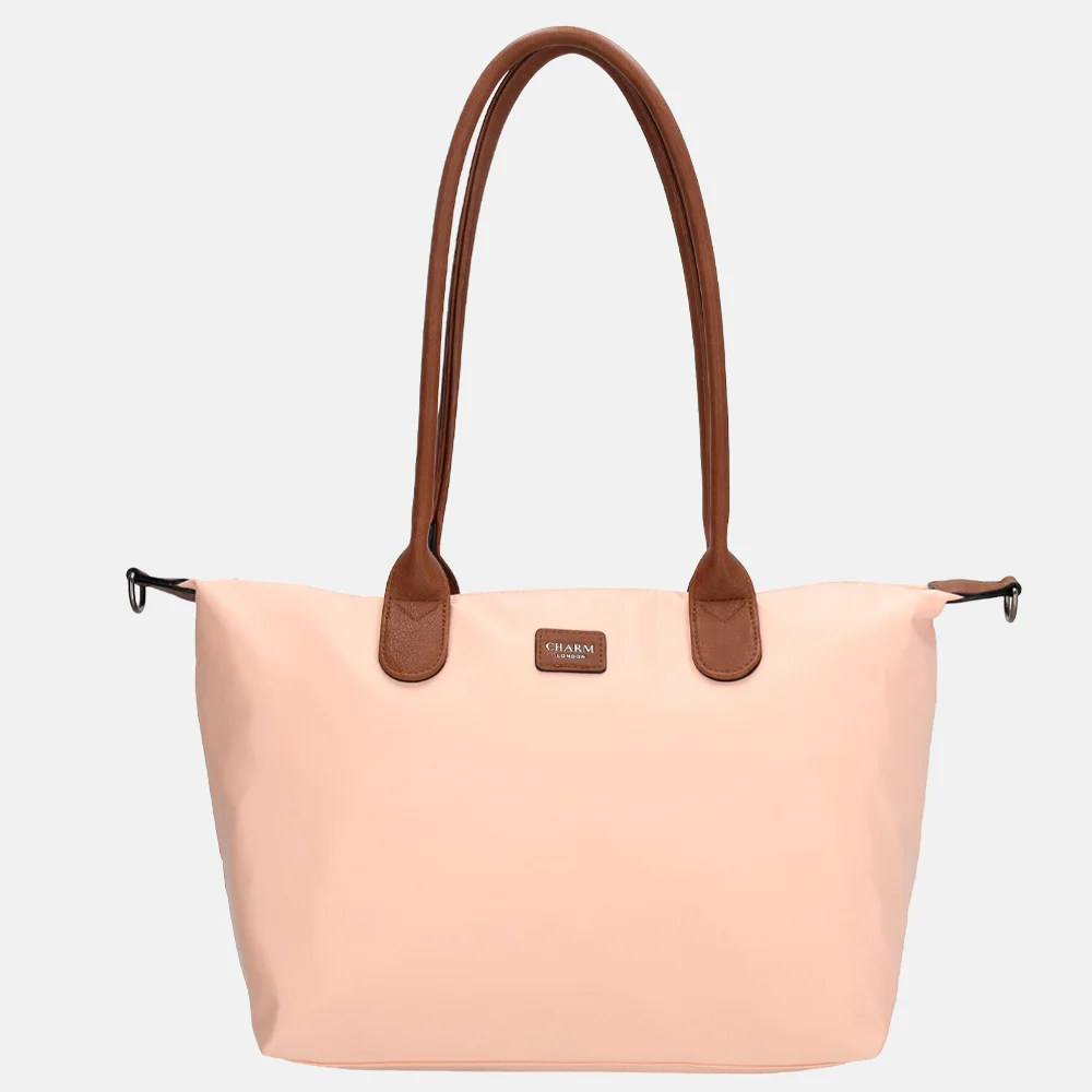 Charm London Buckingham shopper L soft pink bij Duifhuizen