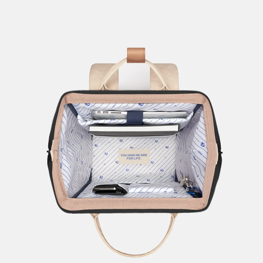 Cabaia Adventurer Nubuck rugzak L 15 inch andenne bij Duifhuizen