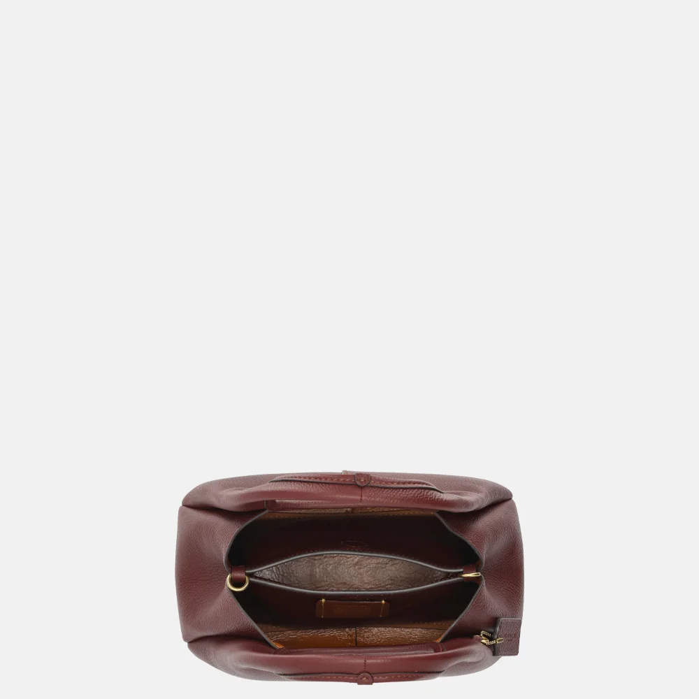 Coach Lana schoudertas S merlot  bij Duifhuizen