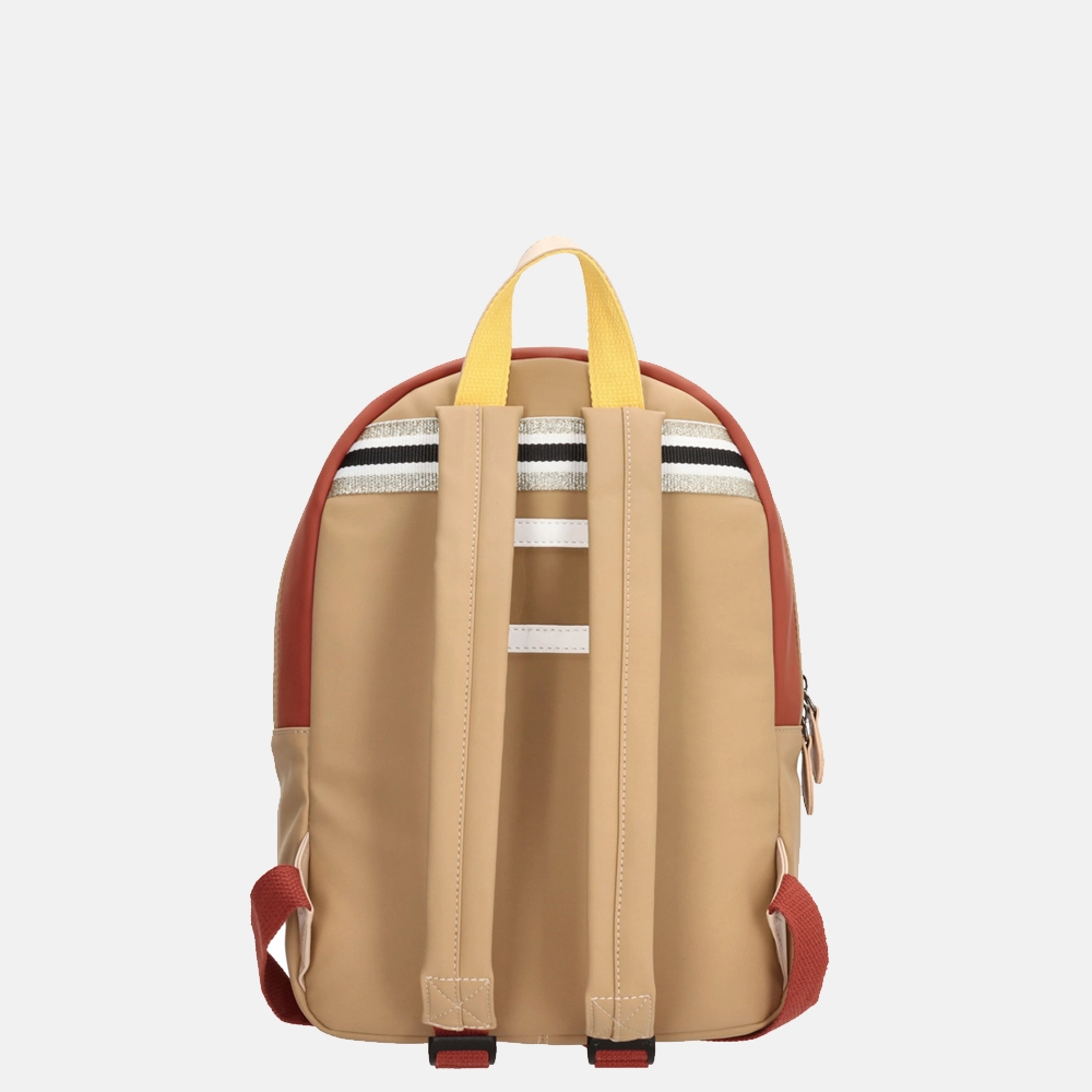 Zebra Trends Colourblock kinderrugzak  brique bij Duifhuizen