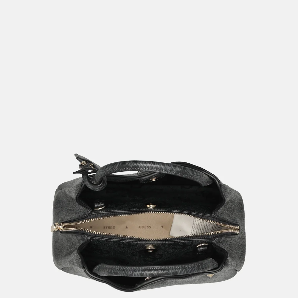 Guess Meridian girlfriend handtas S coal logo bij Duifhuizen