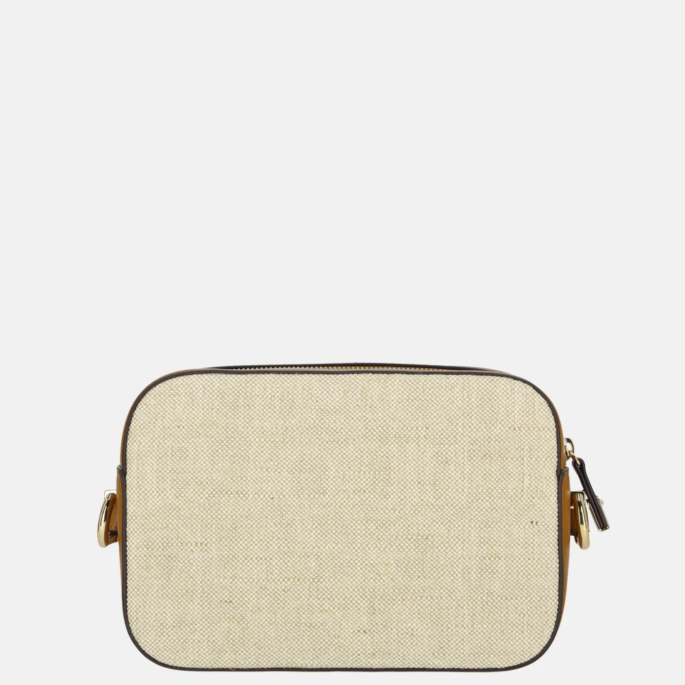 Liu Jo Manhattan camera case crossbody tas M naturale bij Duifhuizen