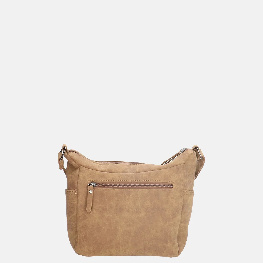 Enrico Benetti Nouméa crossbody tas camel bij Duifhuizen