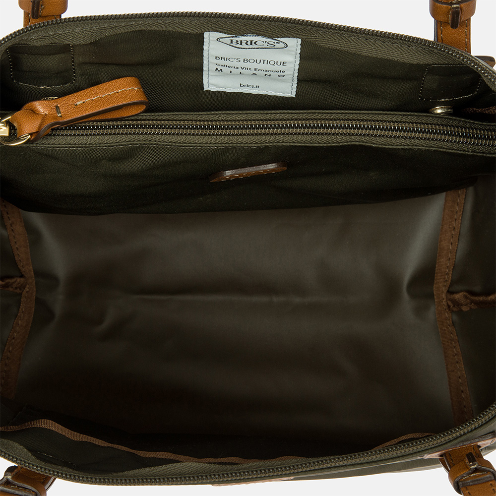 Bric's X-bag shopper olive bij Duifhuizen