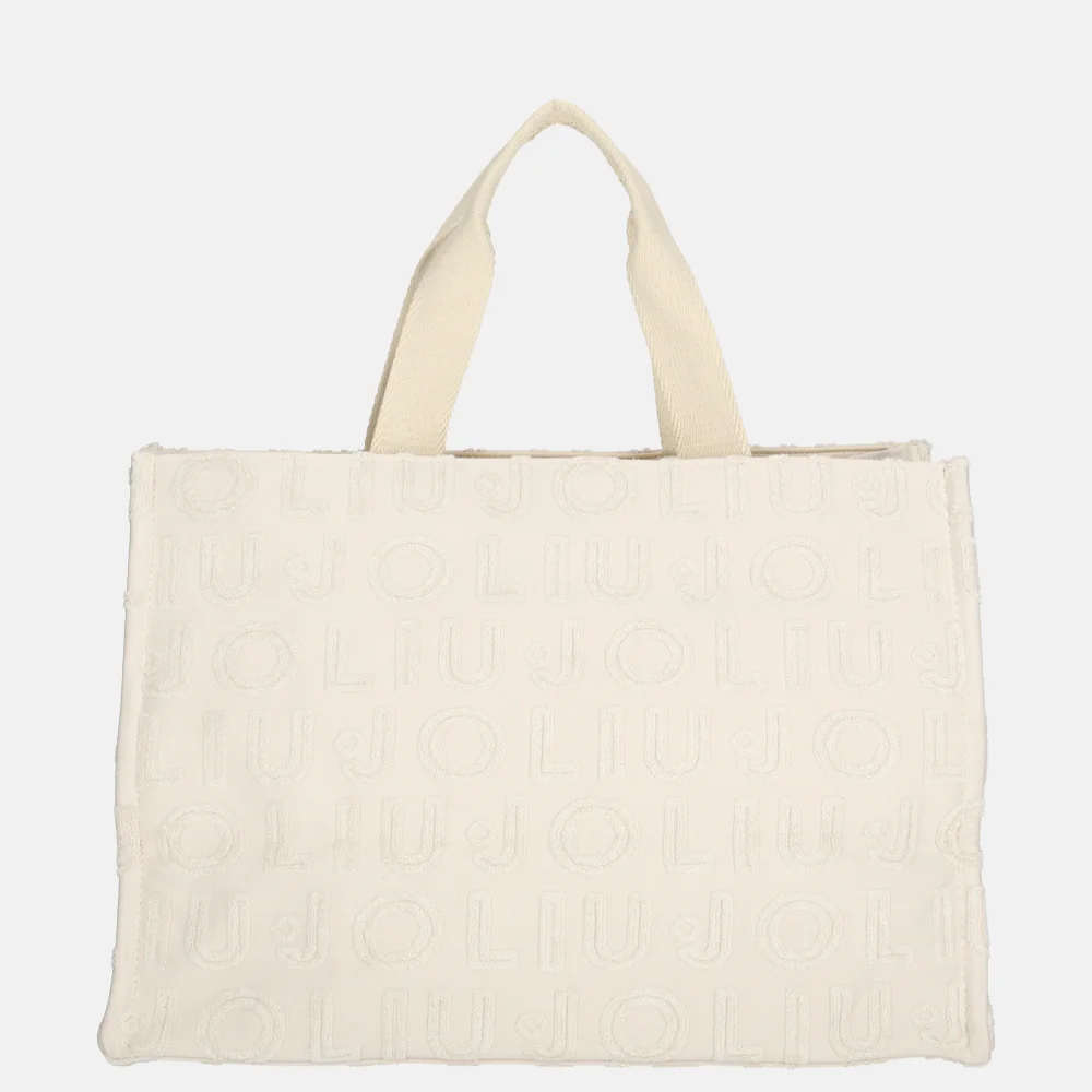 Liu Jo Jacquard handtas L champagne bij Duifhuizen
