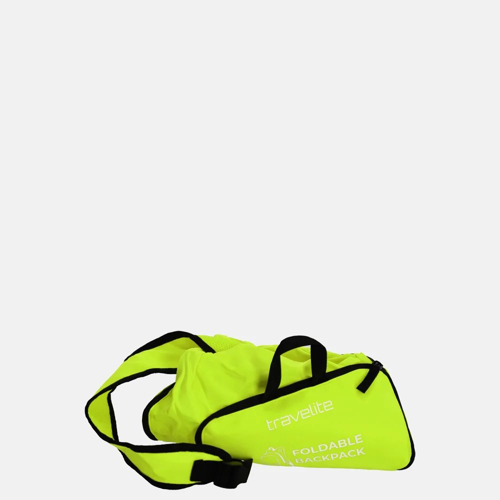 Travelite opvouwbaare rugzak lemon bij Duifhuizen