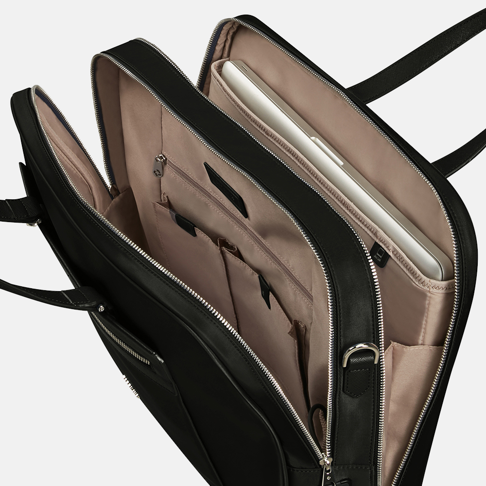 Samsonite Zalia 2.0 laptoptas 15 inch black bij Duifhuizen