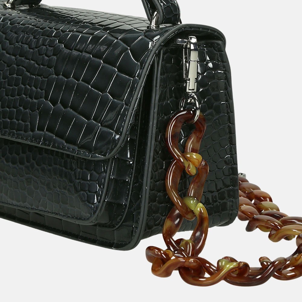 HVISK Chain schouderband brown bij Duifhuizen