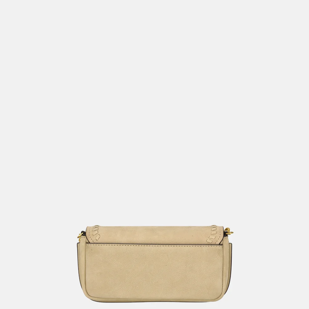 Michael Kors Nolita chain crossbody tas S khaki bij Duifhuizen