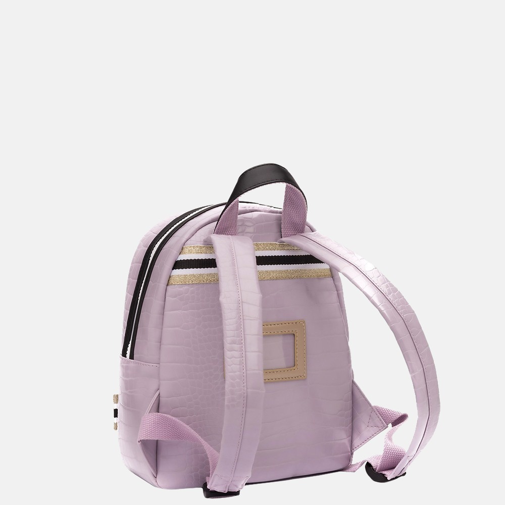 Zebra Trends kinderrugzak croco purple bij Duifhuizen