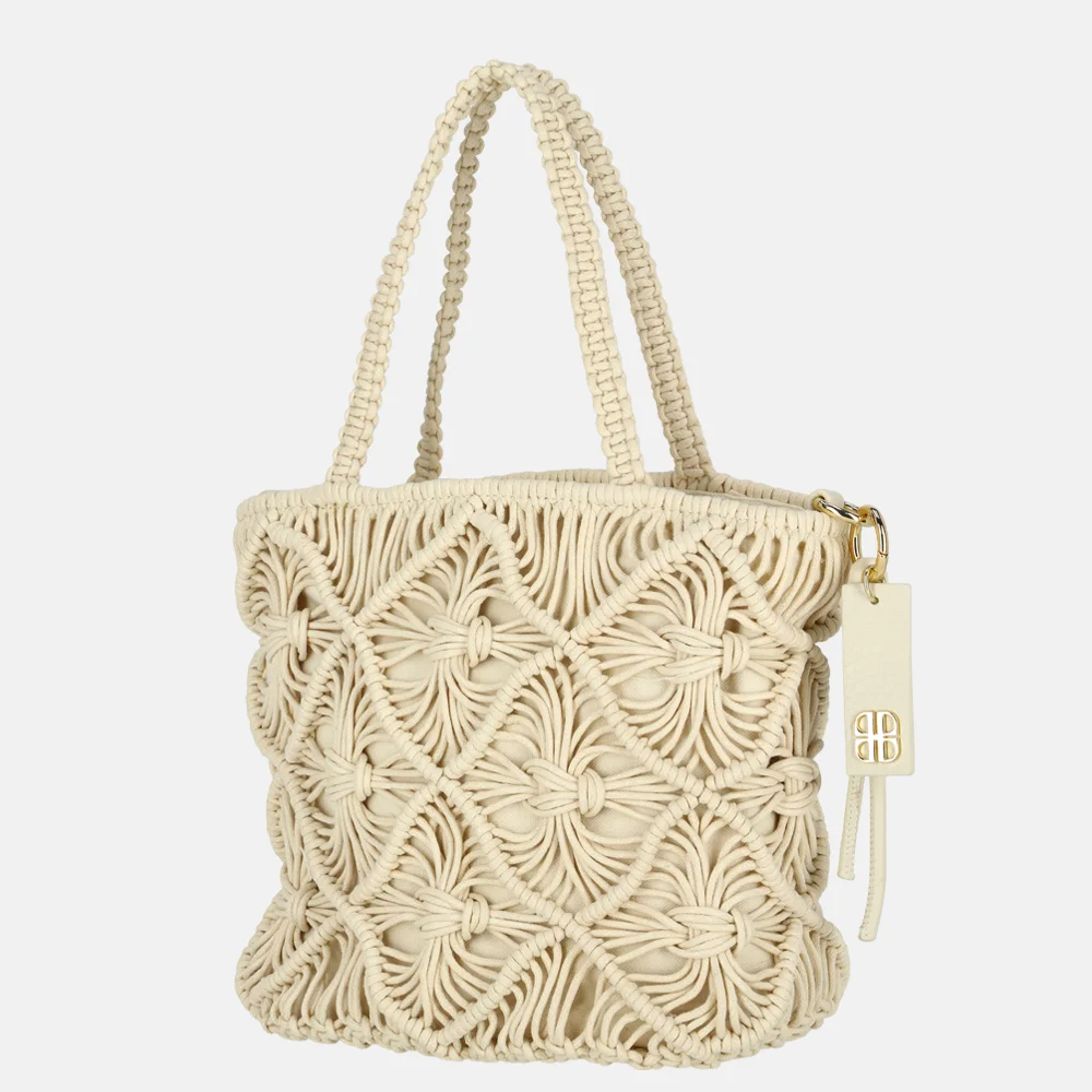 Laurent David Babette handtas S gehaakt white bij Duifhuizen