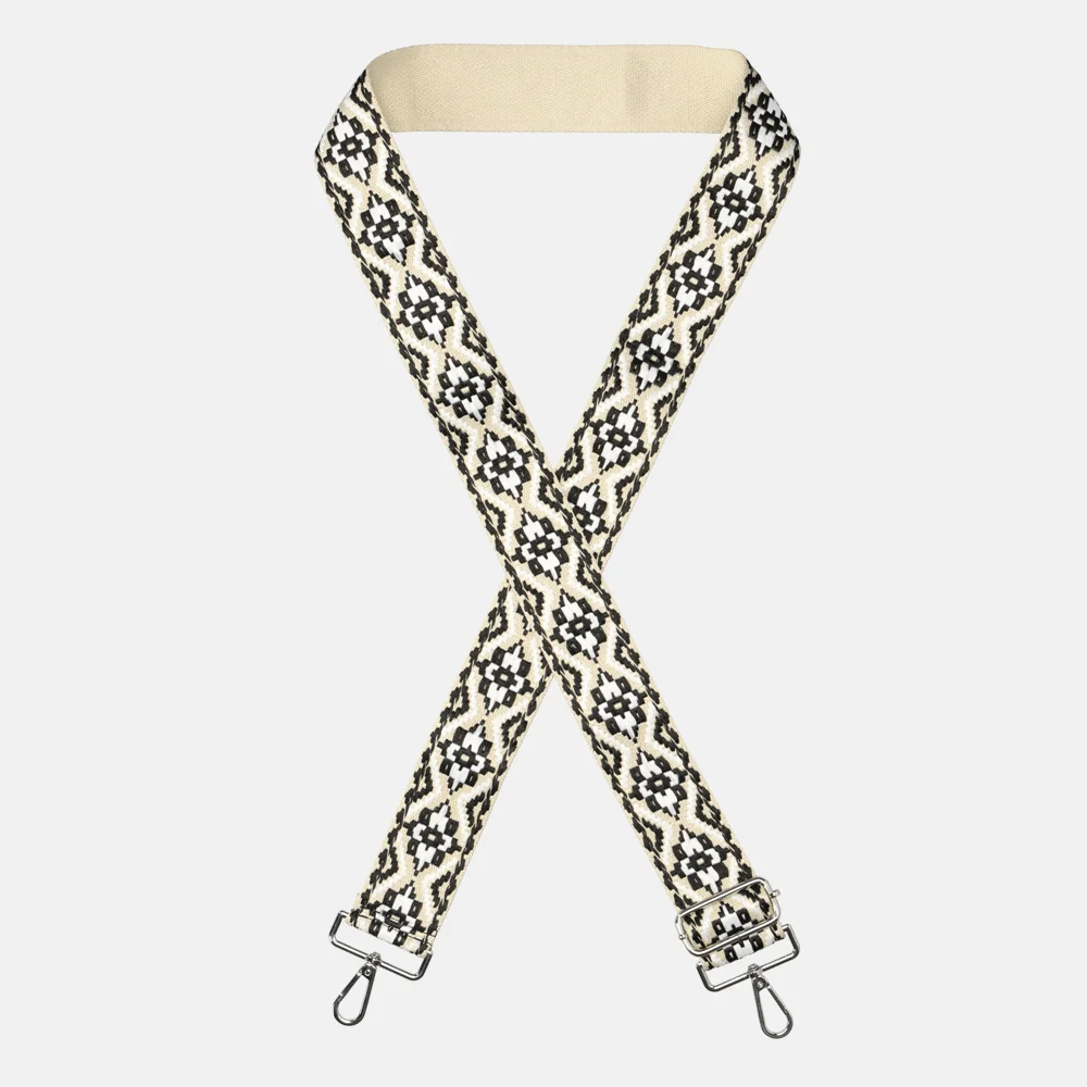 Duifhuizen schouderband azteca wit/zwart/beige bij Duifhuizen
