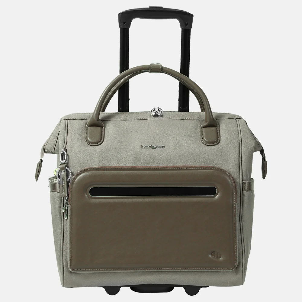 Hedgren business trolley 15 inch vintage taupe
