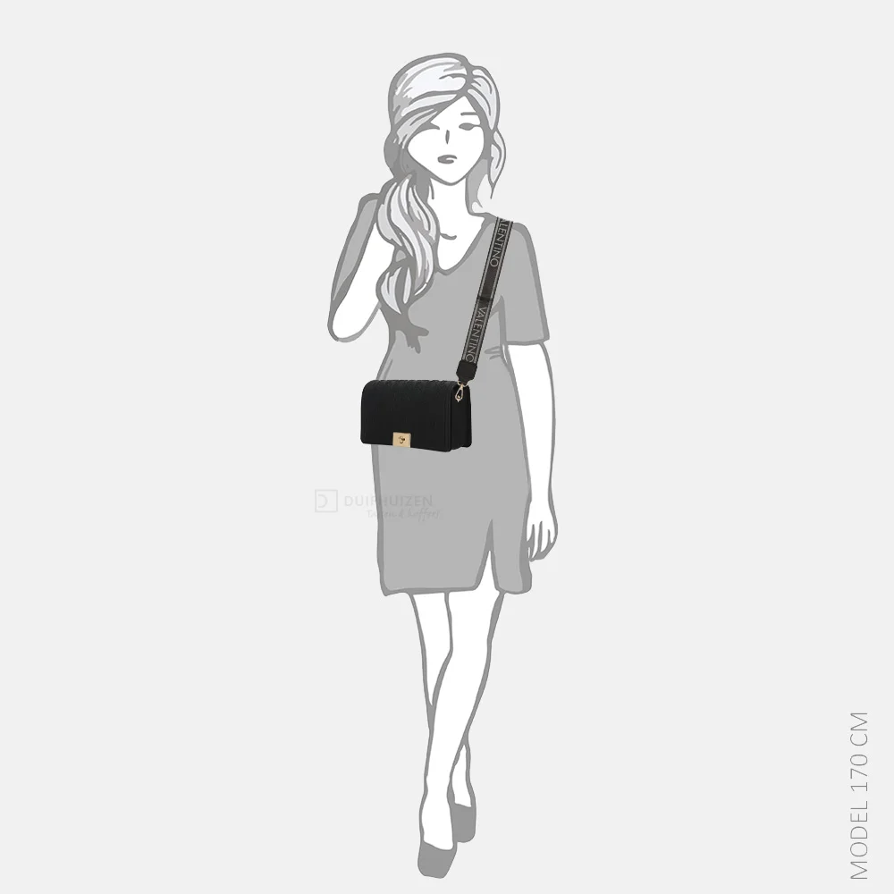 Valentino Bags Hybris crossbody tas nero bij Duifhuizen