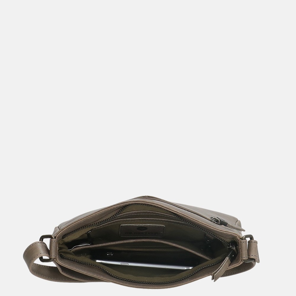 Micmacbags Porto schoudertas grey bij Duifhuizen