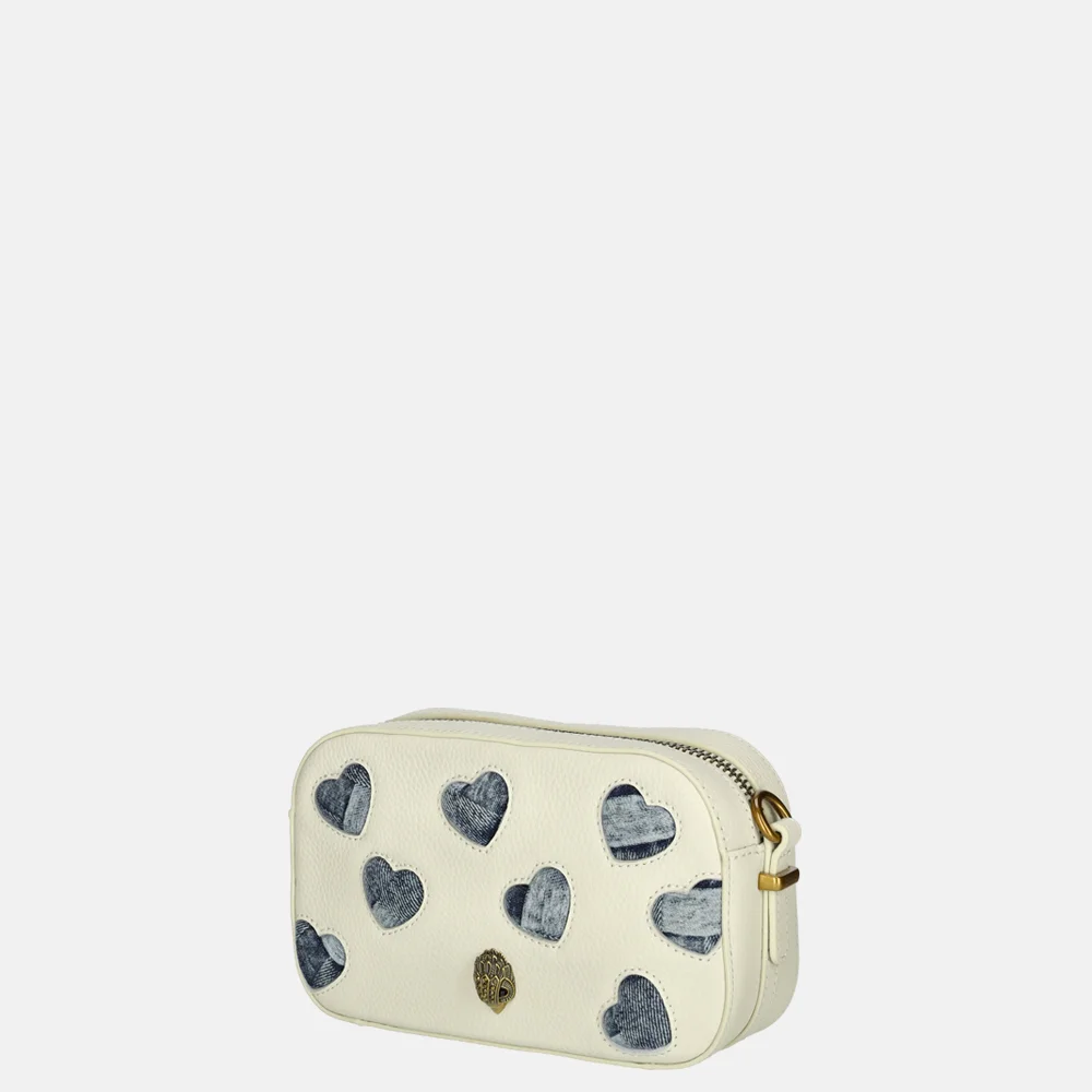 Kurt Geiger Kensington crossbody tas bone combo bij Duifhuizen