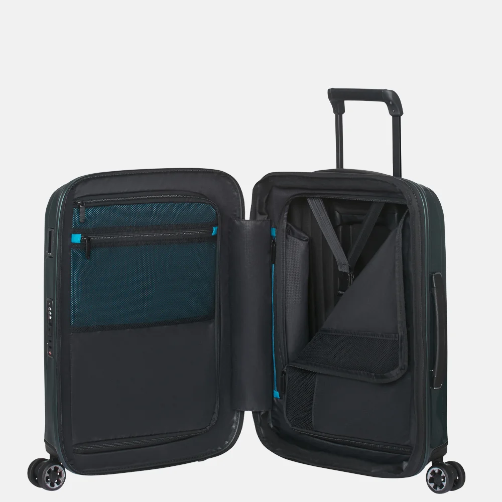 Samsonite Nexis spinner handbagage koffer 55 cm Deep Forest bij Duifhuizen