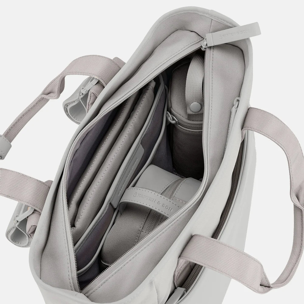 Kapten & Son Lindby rugzak 14 inch greige bij Duifhuizen