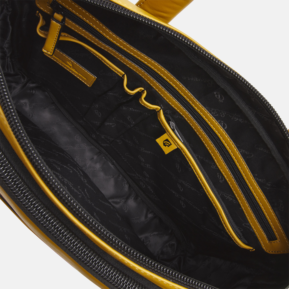 Castelijn & Beerens laptoptas 15 inch yellow bij Duifhuizen