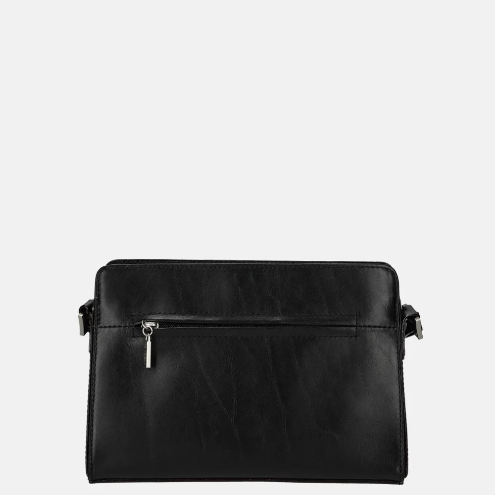 Claudio Ferrici Classico schoudertas black bij Duifhuizen