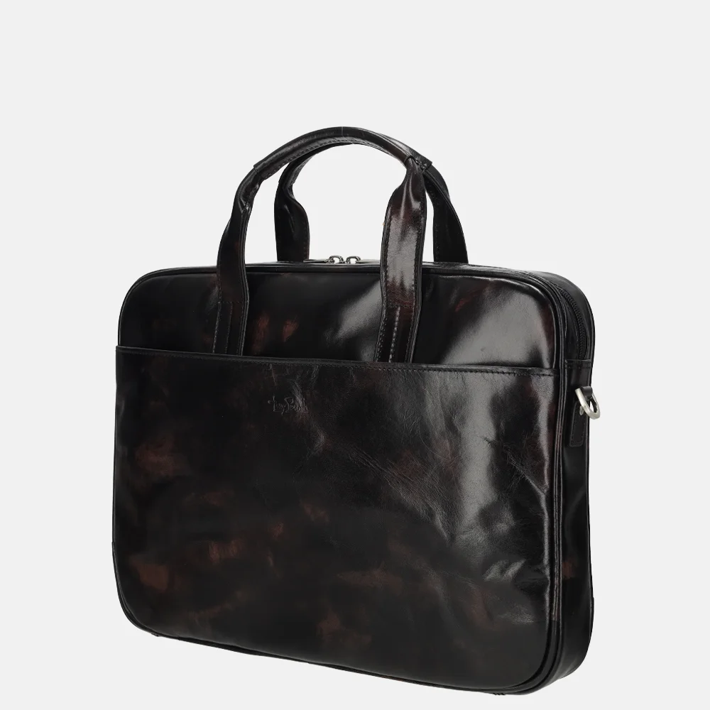 Tony Perotti van Gogh laptoptas 15 inch zwart bij Duifhuizen