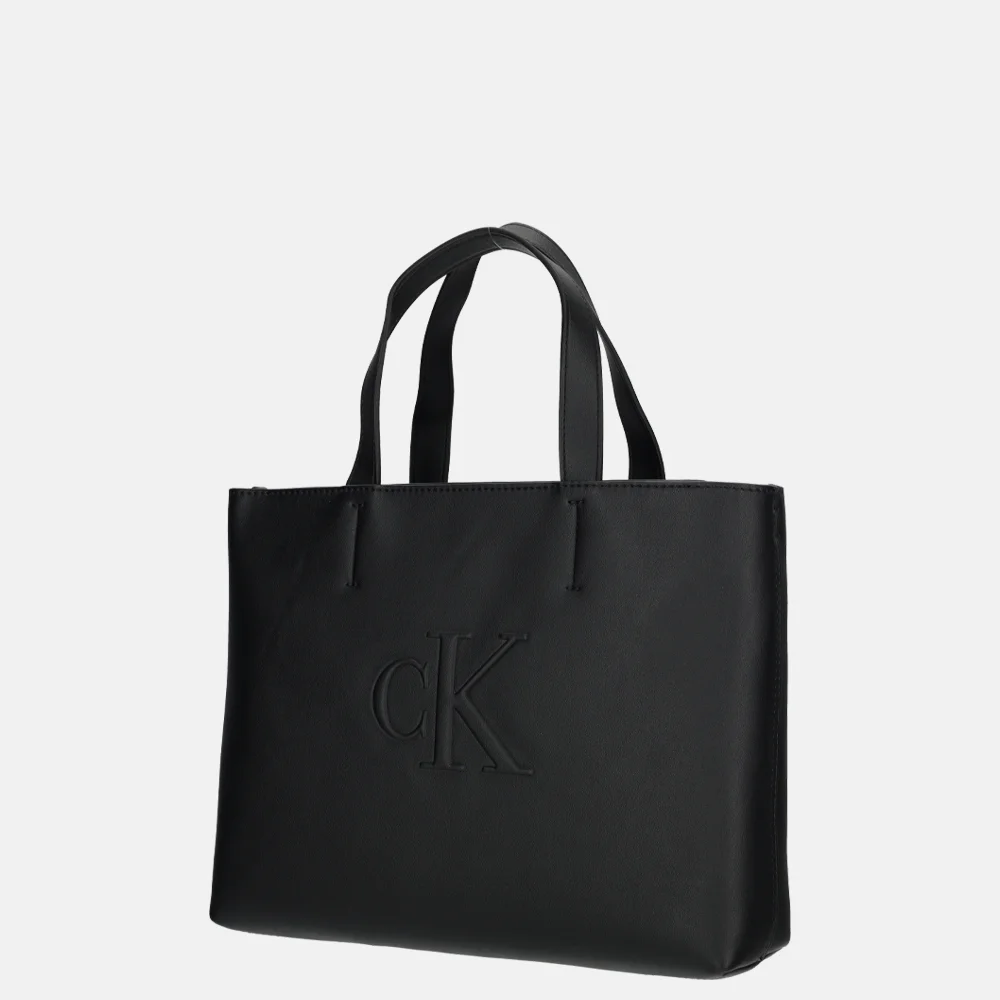 Calvin Klein Sculpted mini handtas black bij Duifhuizen