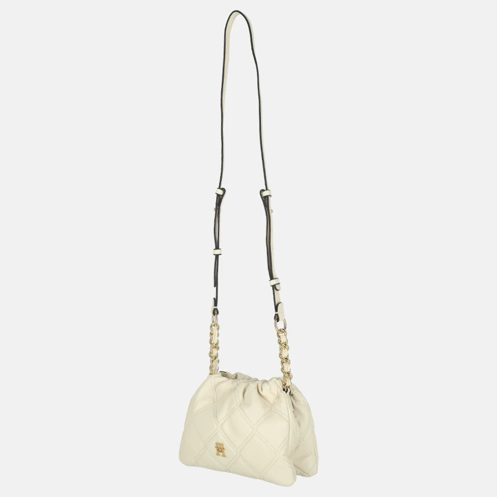 Tommy Hilfiger  Feminine mini crossbody tas soft cream bij Duifhuizen
