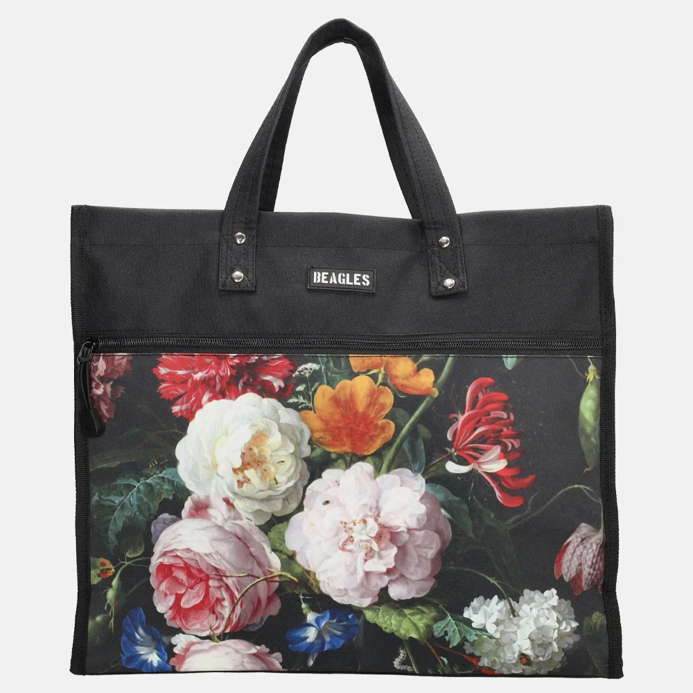 Beagles boodschappentas stilleven bloem bij Duifhuizen