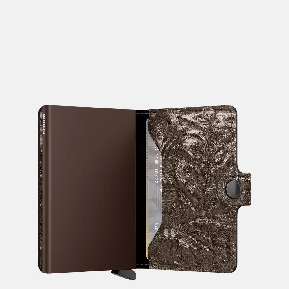 Secrid Miniwallet pasjeshouder crunch bronze bij Duifhuizen
