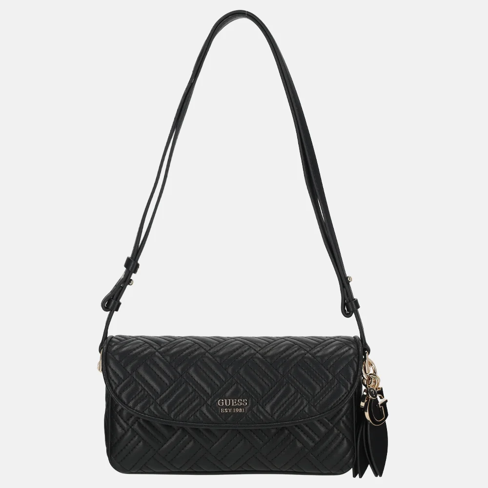 Guess Sally convertible crossbody tas black