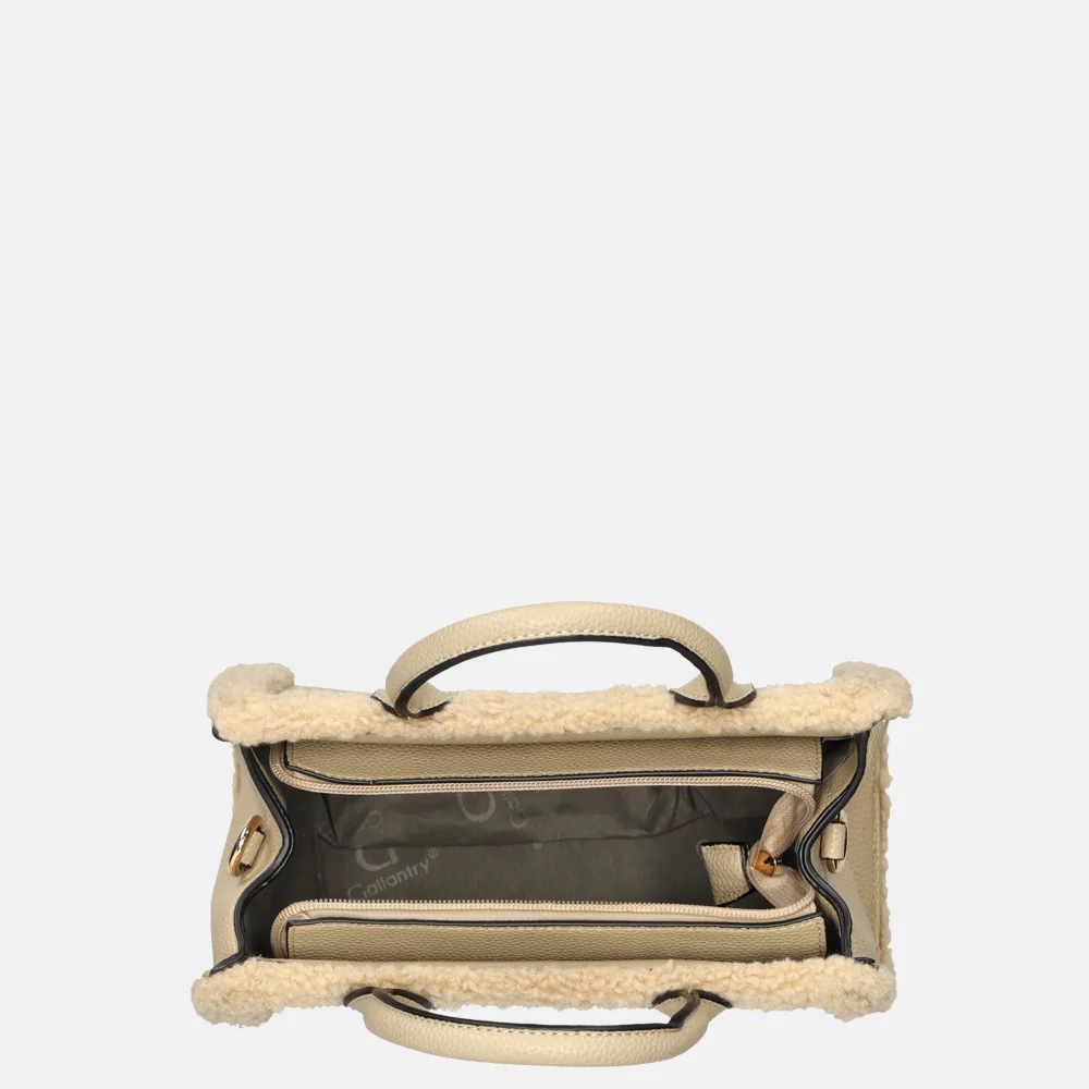 Firenze Teddy handtas taupe bij Duifhuizen