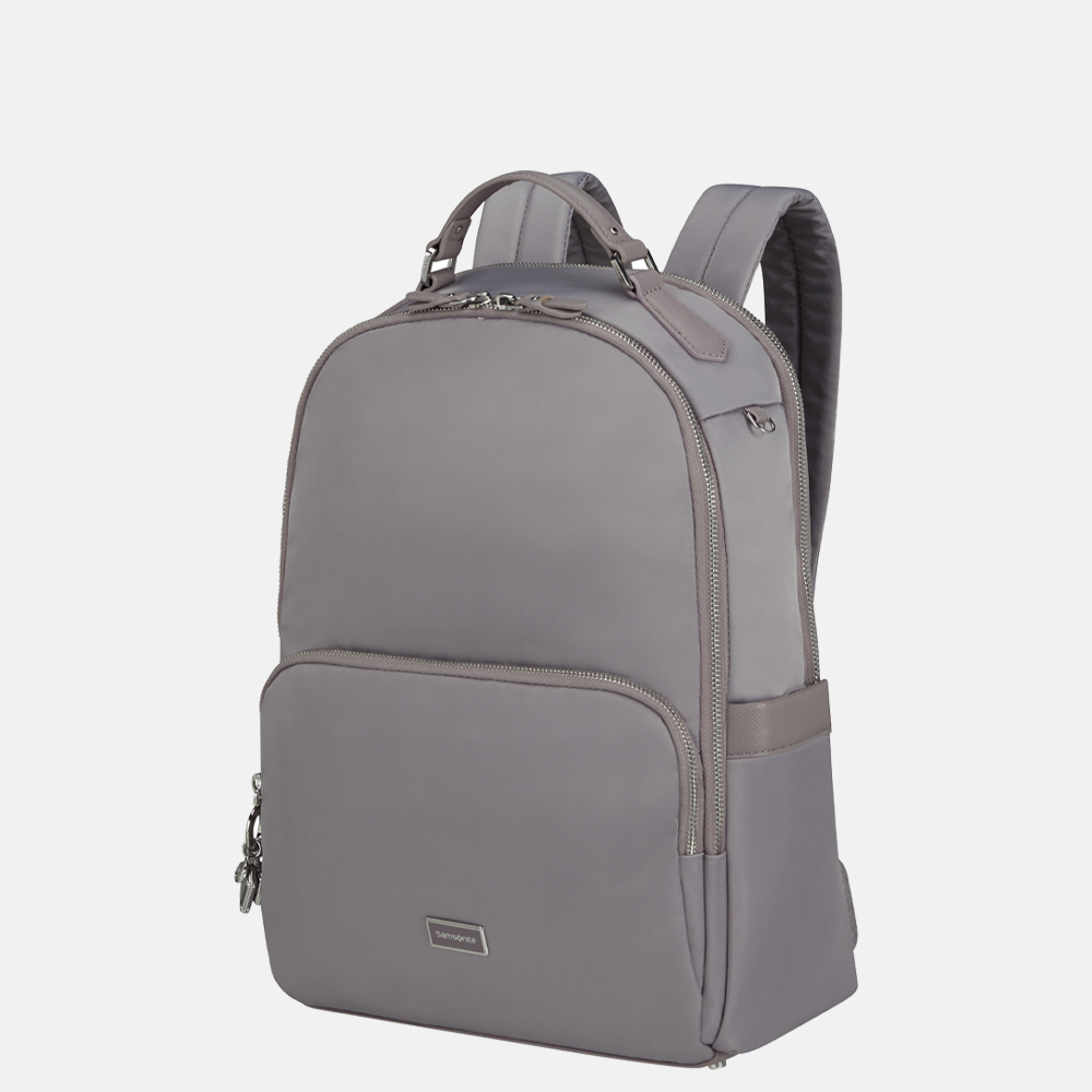 Samsonite Karissa Biz 2.0 rugzak 14.1 inch lilac grey bij Duifhuizen