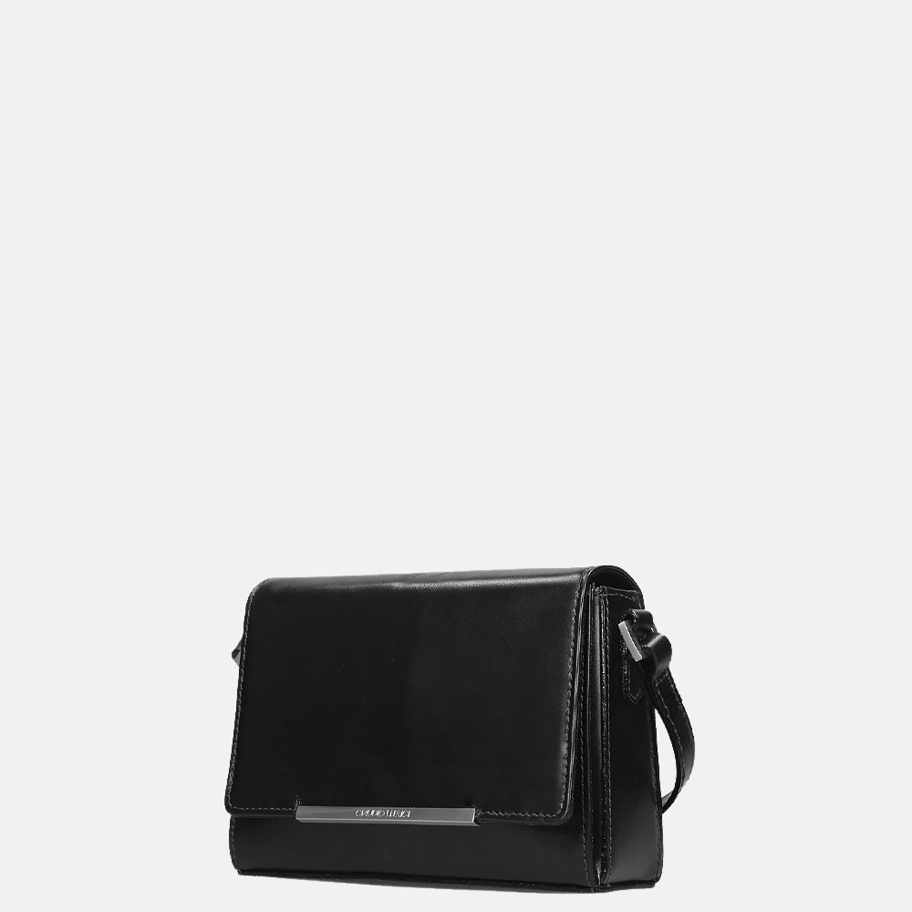 Claudio Ferrici Classico crossbody tas S black bij Duifhuizen