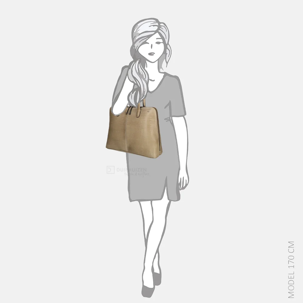 Berba Lucca shopper 15 inch M dust bij Duifhuizen