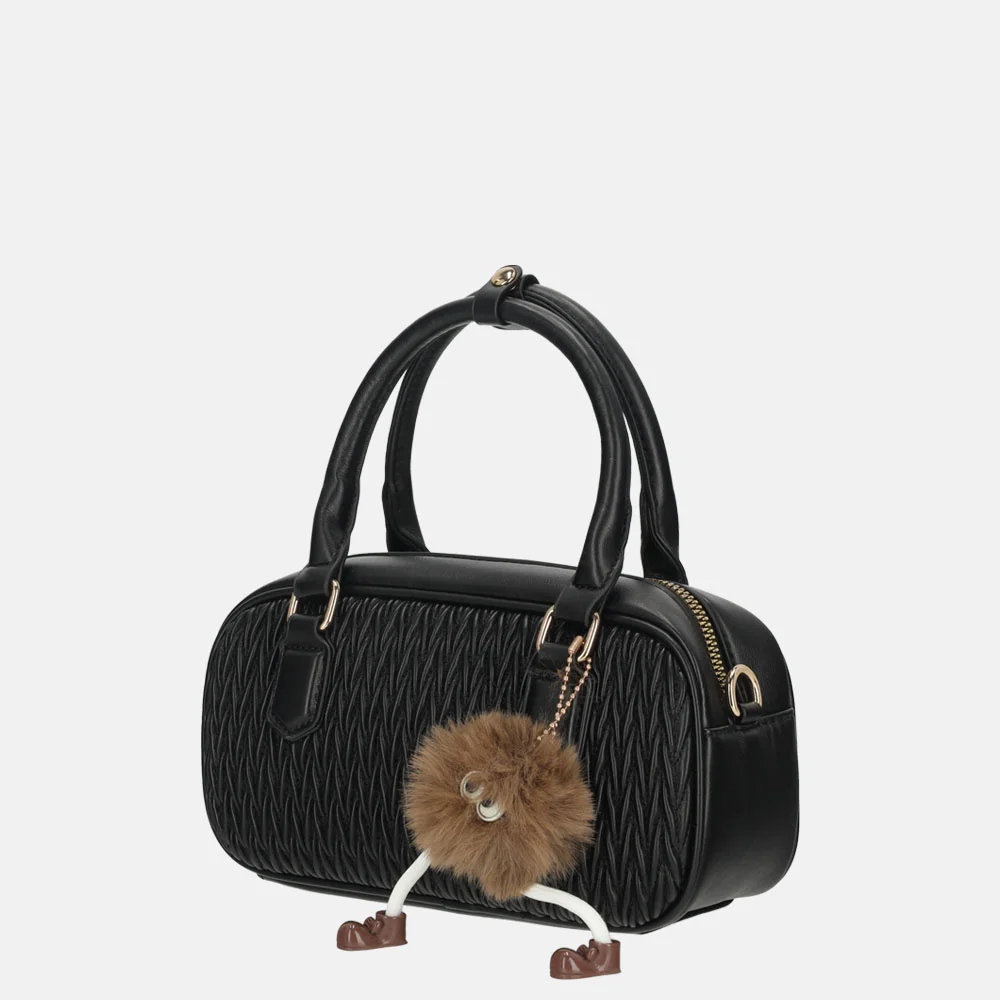 Firenze Smocked handtas black bij Duifhuizen