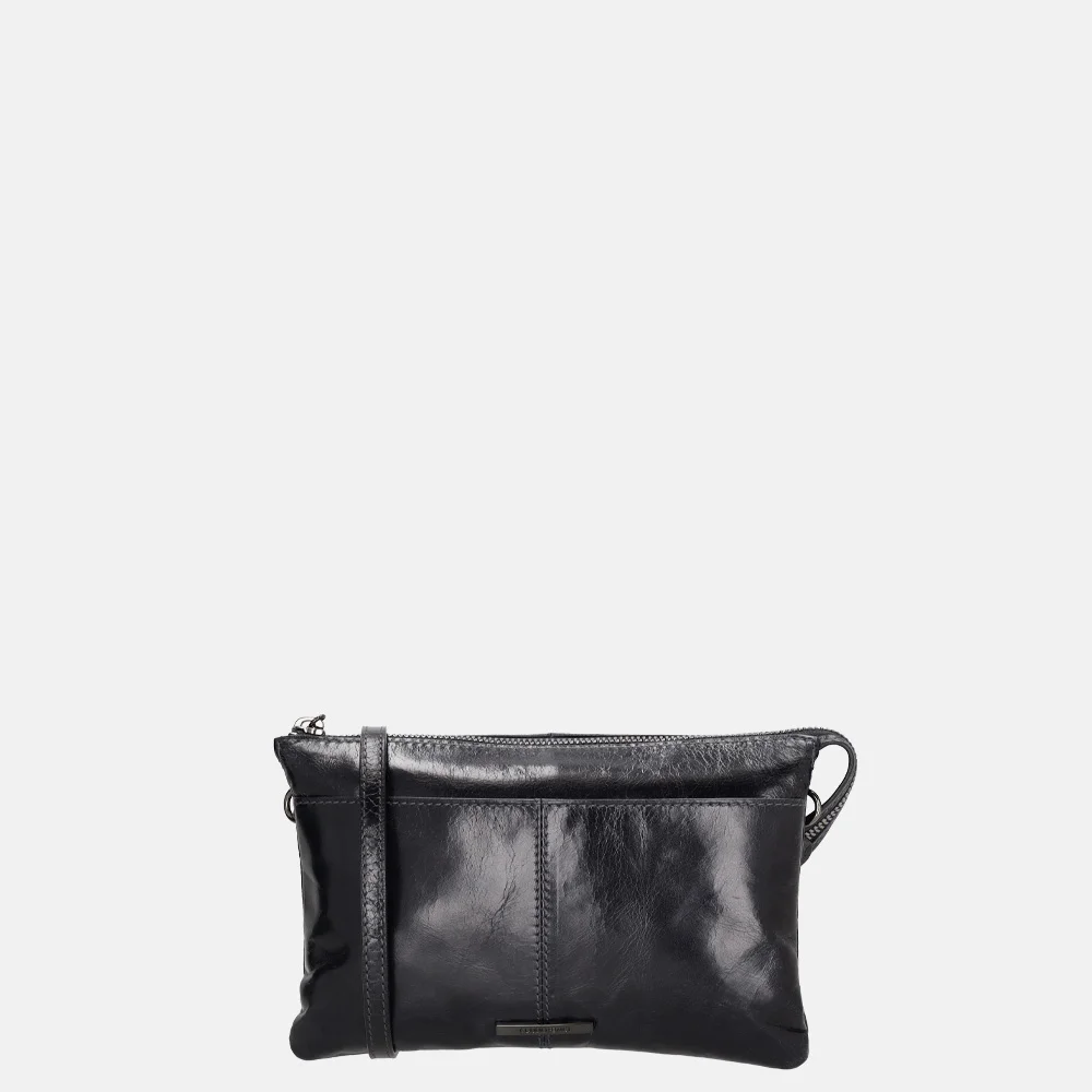 Claudio Ferrici crossbody tas navy bij Duifhuizen