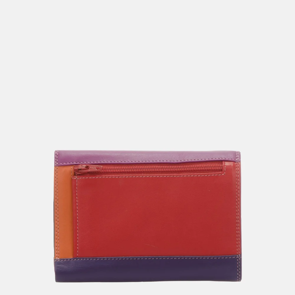 Mywalit Double flap portemonnee sangria multi bij Duifhuizen