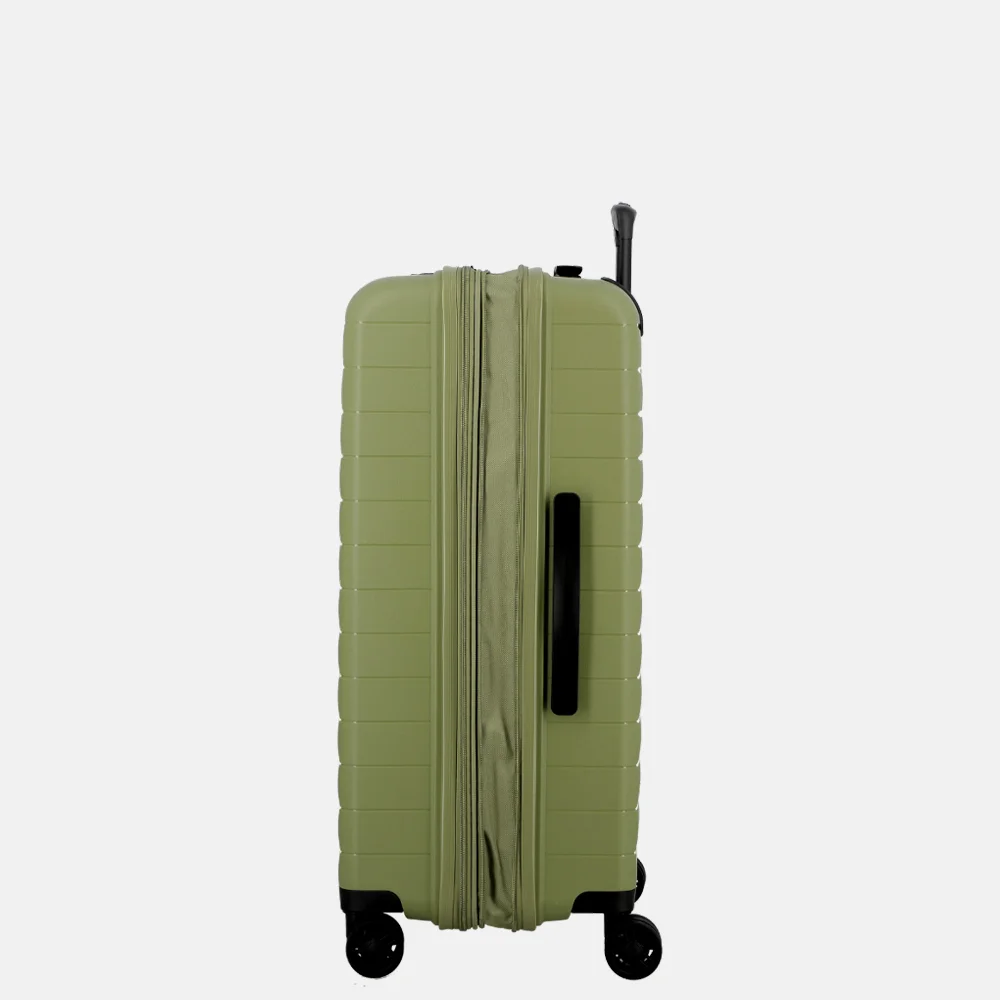 Jump Striper reiskoffer 66 cm expandable light green bij Duifhuizen