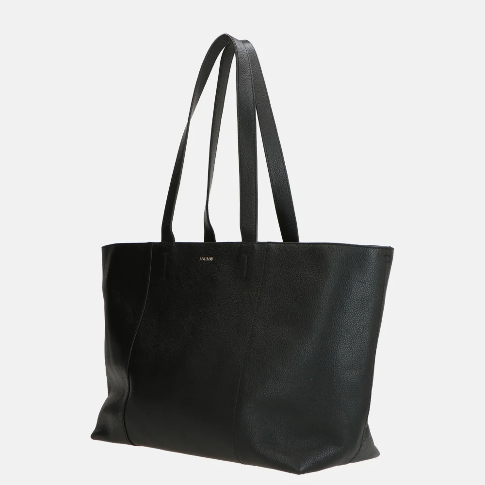 Loulou Essentiels Valerie shopper black bij Duifhuizen