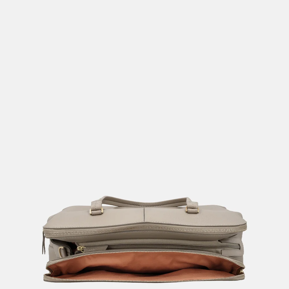 Loulou Essentiels Olivia shopper 15.5 inch soft sepia bij Duifhuizen