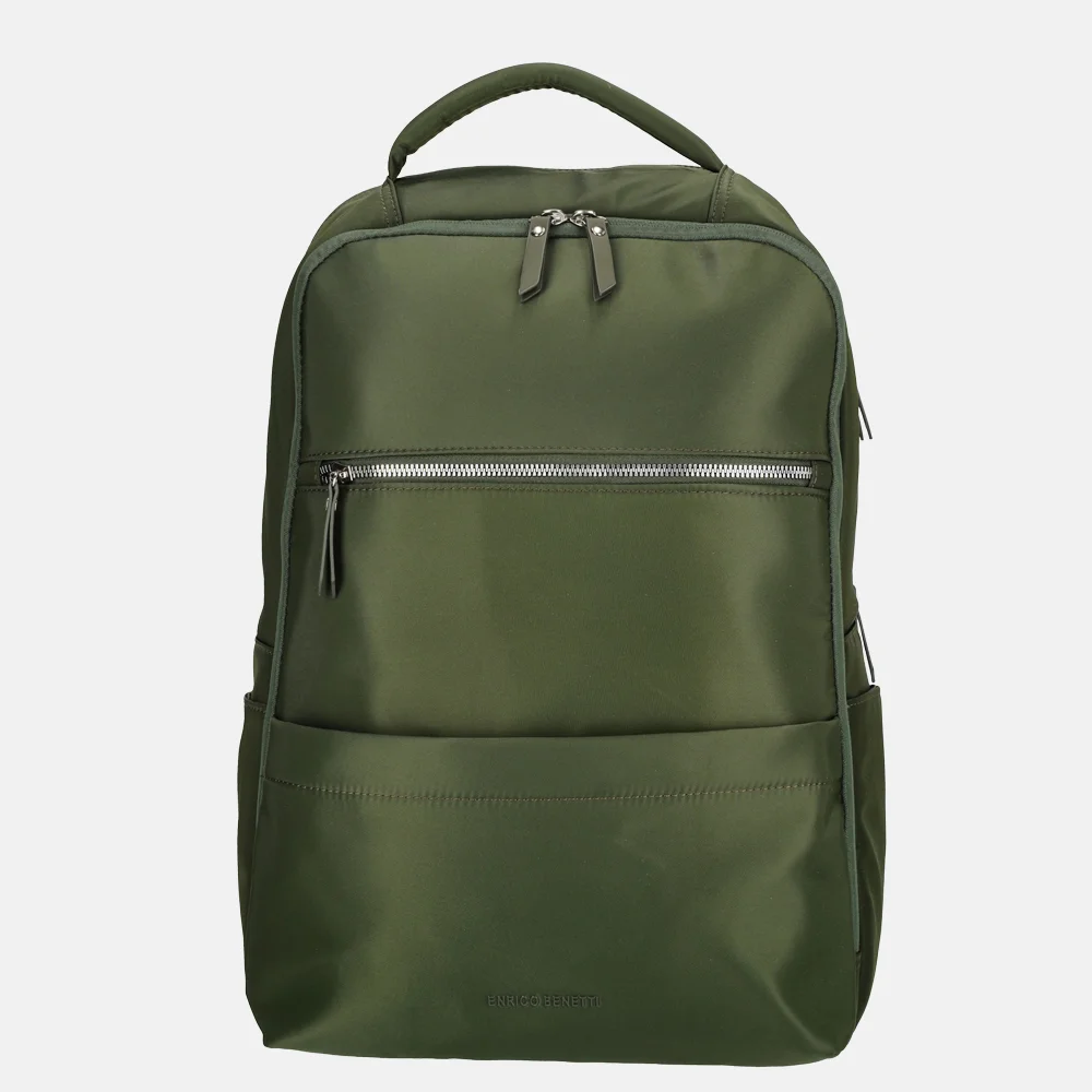 Enrico Benetti Caroline laptoprugzak 15 inch olijf