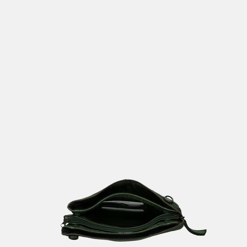 Bear Design Uma crossbody tas M olive bij Duifhuizen