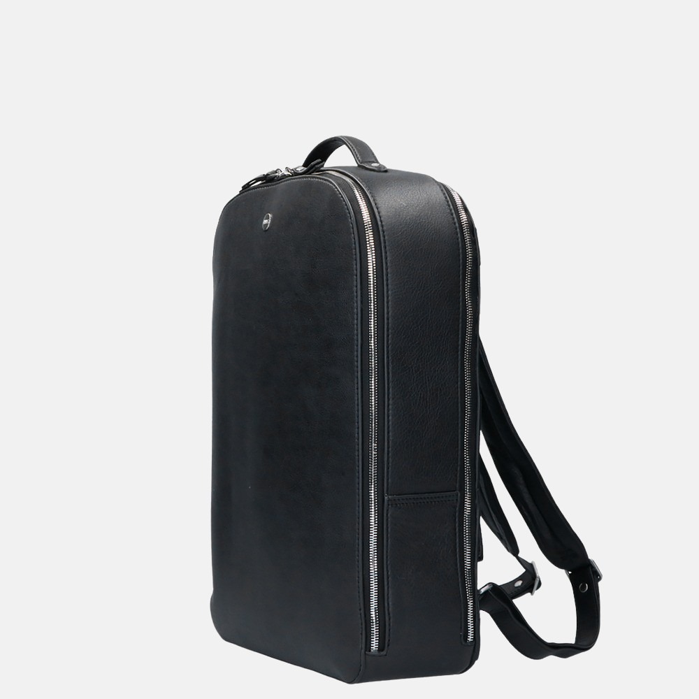 FMME Claire laptop rugzak 13.3 inch black classic bij Duifhuizen