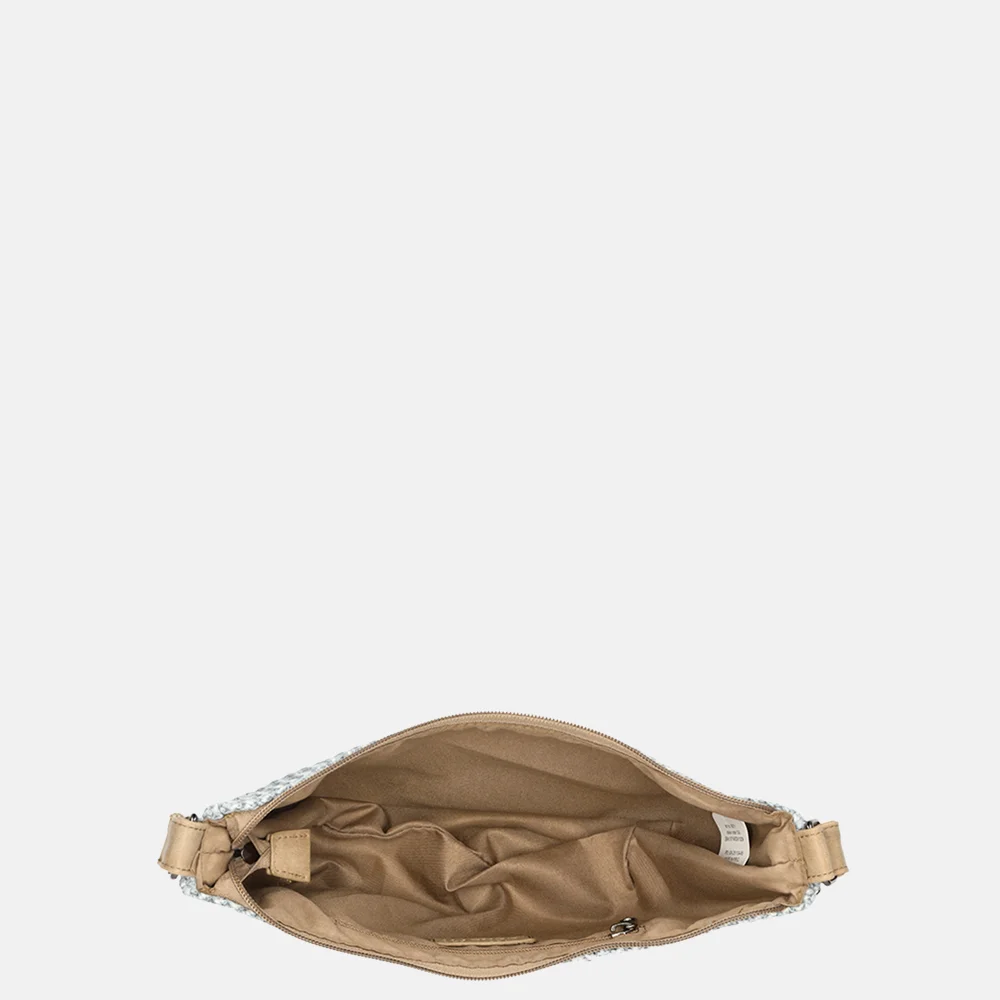 Enrico Benetti Raffia Banana crossbody tas lichtblauw bij Duifhuizen