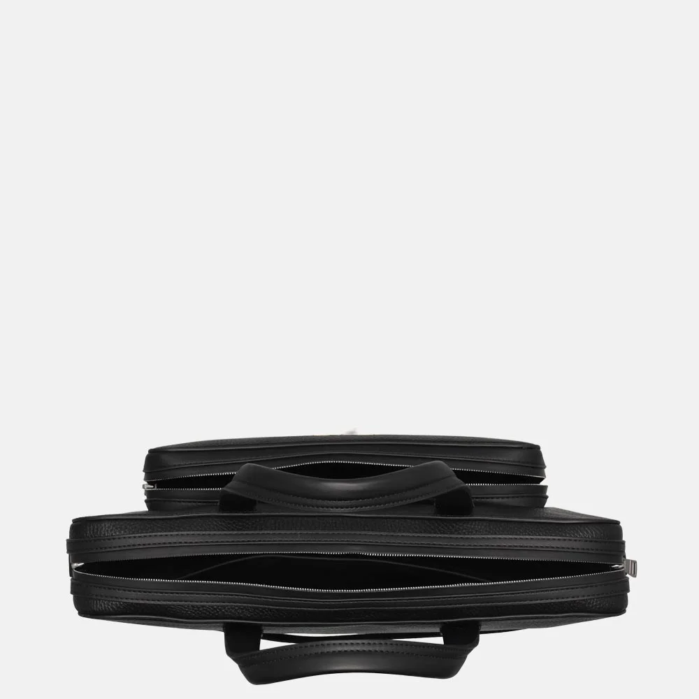 Tommy Hilfiger Central laptoptas 15 inch black bij Duifhuizen