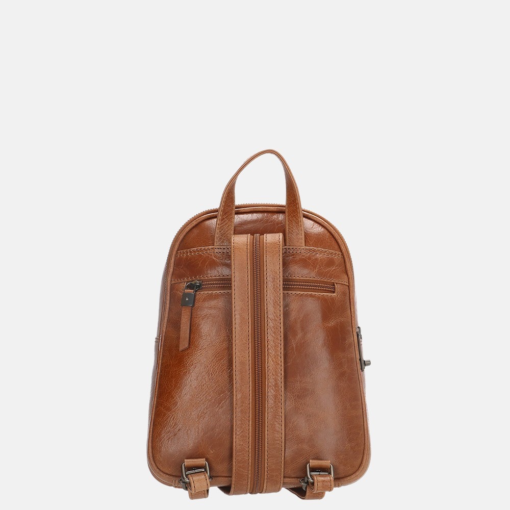 Micmacbags Porto rugzak brown bij Duifhuizen