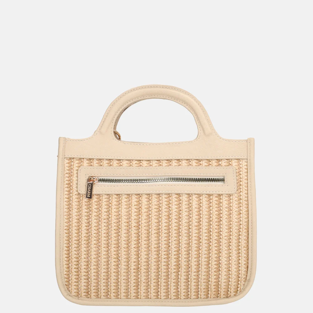 Charm London Bermondsey handtas riet zand bij Duifhuizen