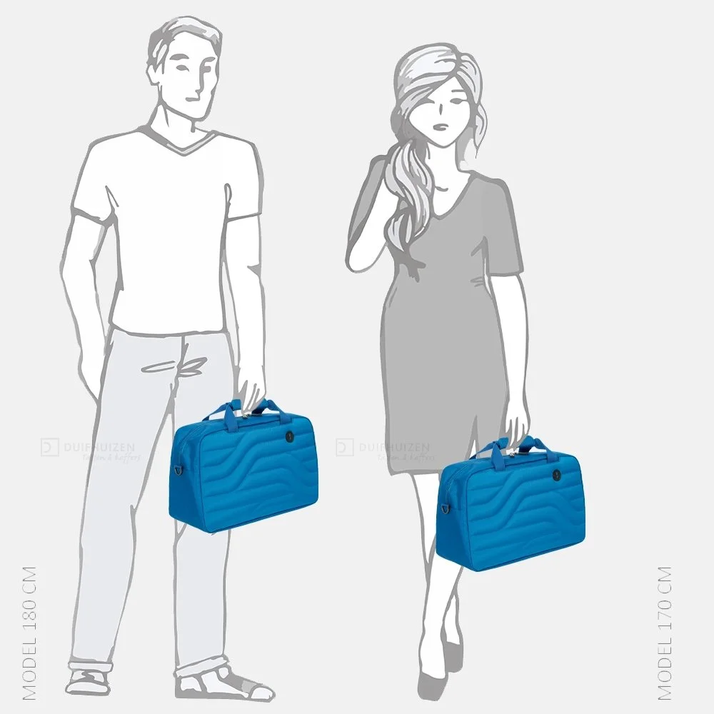 Bric's Holdall weekendtas electric blue bij Duifhuizen