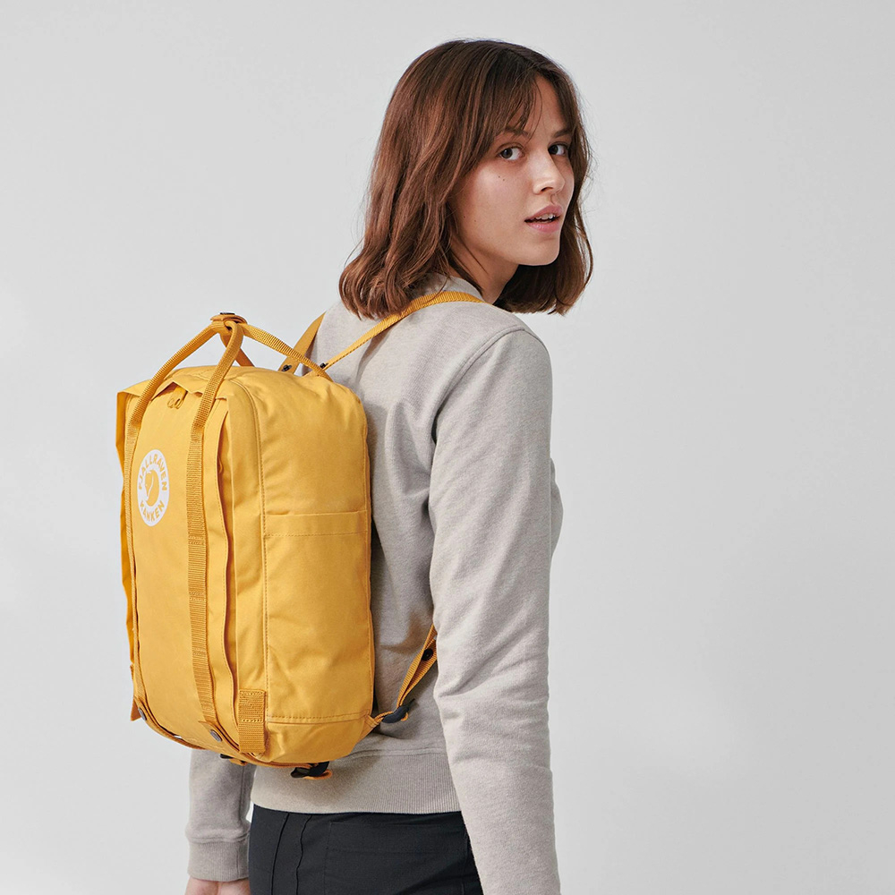 Fjallraven Tree Kanken rugzak maple yellow bij Duifhuizen