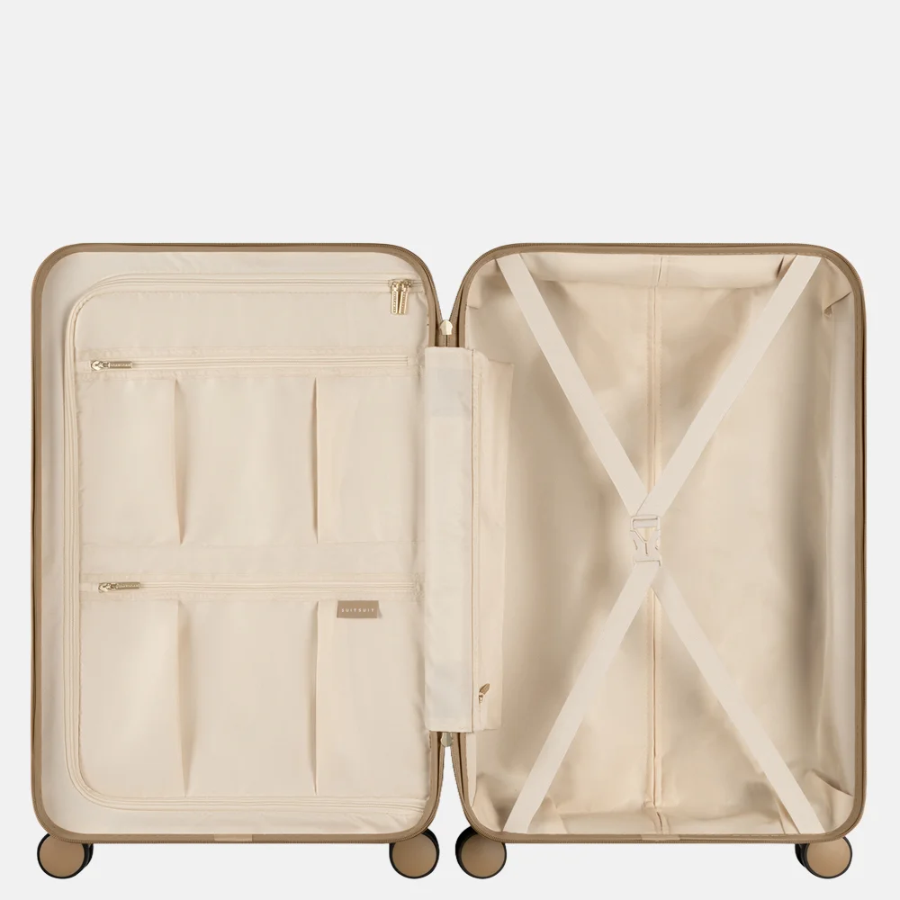 SUITSUIT Fusion reiskoffer 66 cm frosted gray bij Duifhuizen